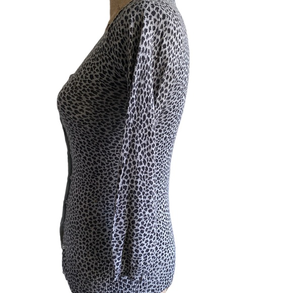 EUC Charlotte • leopard cardigan • xs - Picture 2 of 7